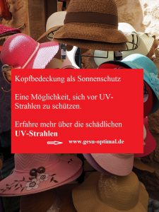 Sonnenschutz - UV-Strahlen schädigen die Haut-