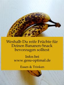 Bananen – Snack für Darm und Gesundheit