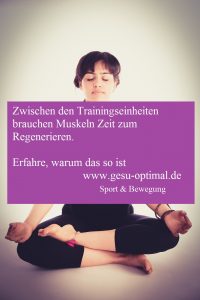 Warum Muskeln nach dem Training Entspannung brauchen