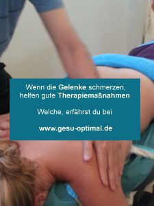 Gelenkbeschwerden lindern - Therapiemaßnahmen helfen