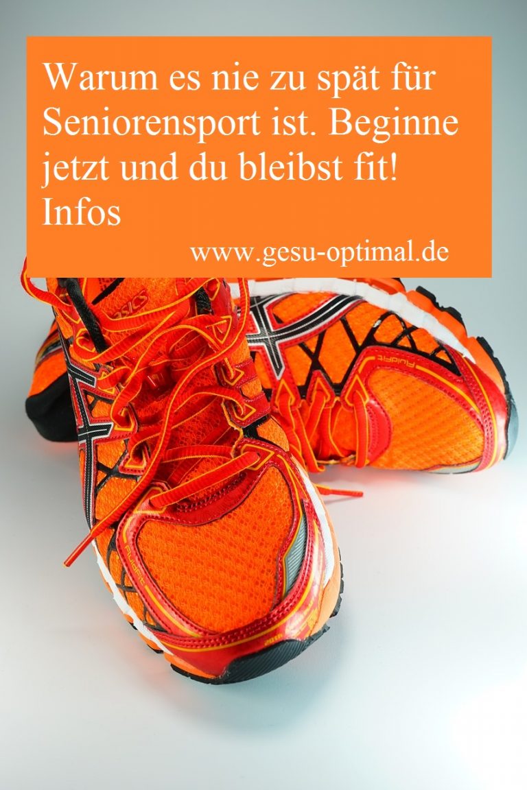 Seniorensport im Alter sportlich aktiv sein gesuoptimal