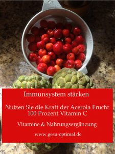 Immunsystem mit Vitalstoff Ergänzungsmittel stärken