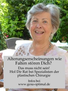 Alterungserscheinungen Adieu dank plastischer Chirurgie