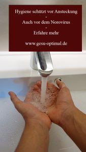 Norovirus - Hygiene schützt vor Ansteckung..