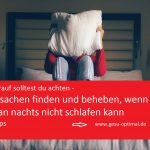 Wenn man nachts nicht schlafen kann