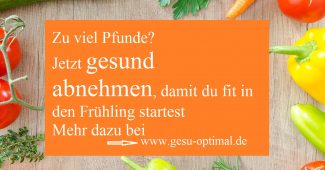 Fit in den Frühling - Gesund Abnehmen