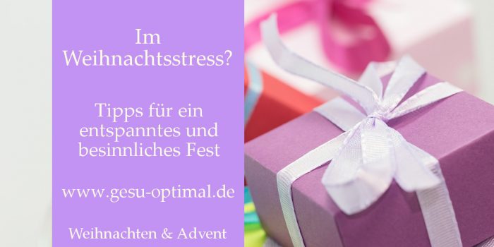 Wie Weihnachten ein entspanntes Fest wird