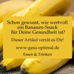 Bananen – Snack für Darm und Gesundheit