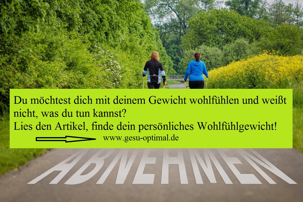Was Sie für Ihr Wohlfühlgewicht tun können