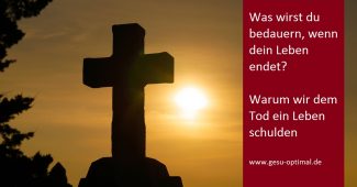 Weshalb wir dem Tod ein Leben schulden