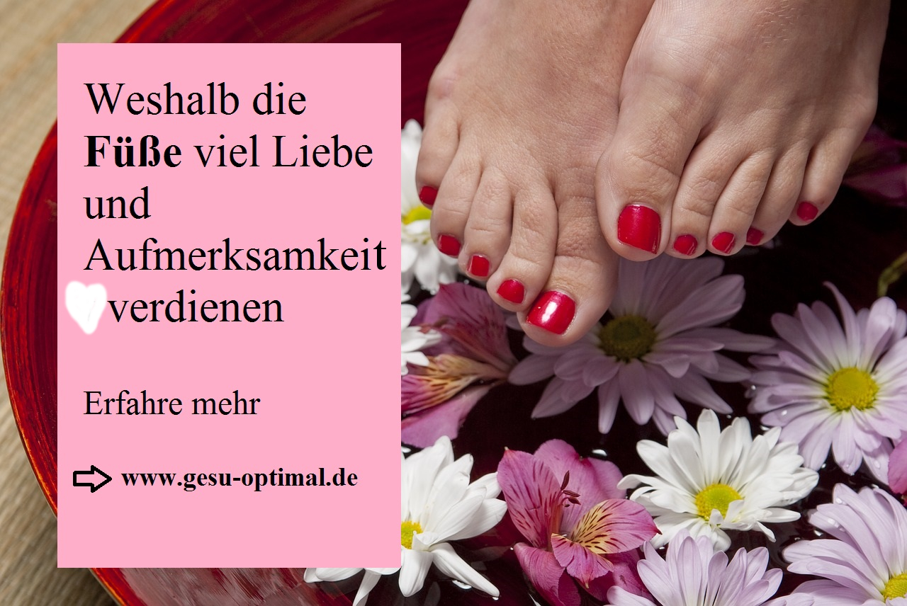 Zeit für die Füße - sie haben es verdient