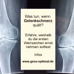 Wenn Gelenkschmerz die Lebensqualität einschränkt