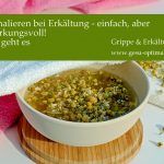Ohne viel Aufwand – Inhalieren bei Erkältung