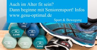 Seniorensport - im Alter sportlich aktiv sein