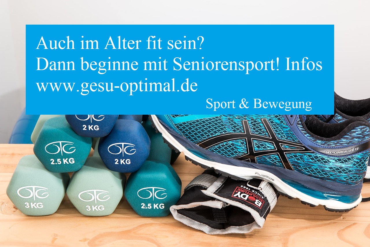 Seniorensport - im Alter sportlich aktiv sein