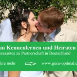Vom Kennenlernen und Heiraten – Partnerschaft in Deutschland
