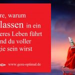 Loslassen bedeutet, Energie aufzuladen