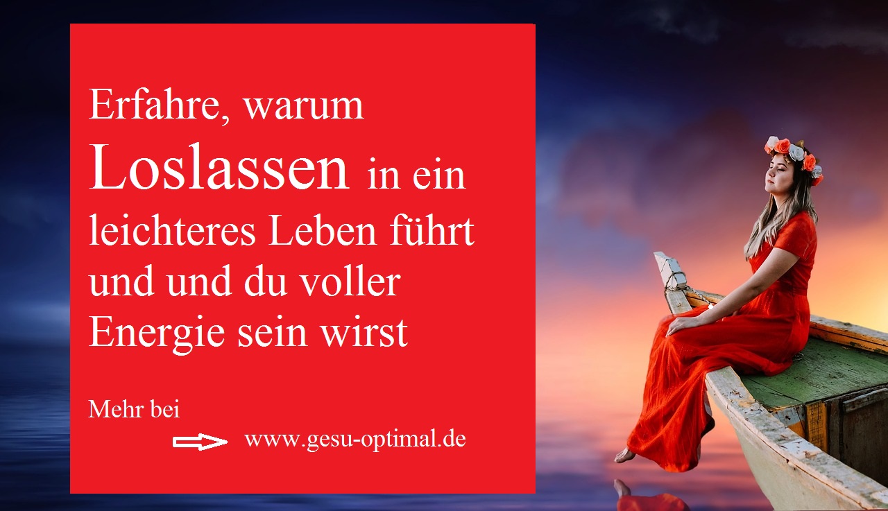 Loslassen bedeutet, Energie aufzuladen