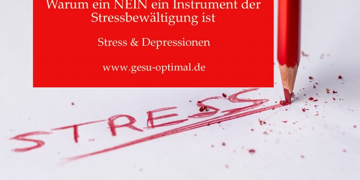 Stressbewältigung üben, öfter Nein sagen