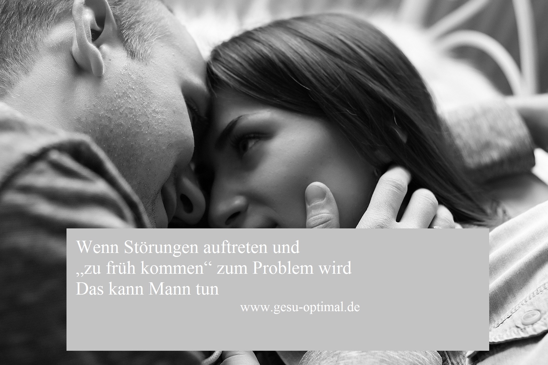 Zu früh kommen – Was Mann tun kann