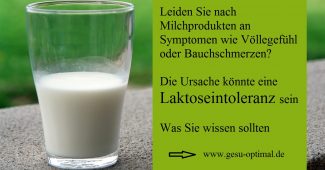 Laktoseintoleranz – Auf Kalziumversorgung achten