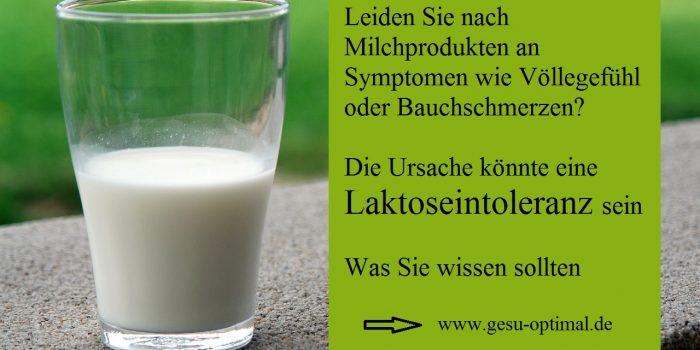 Laktoseintoleranz – Auf Kalziumversorgung achten