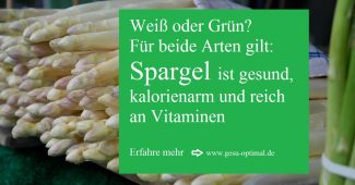 Spargel ist gesund und eine edle Delikatesse