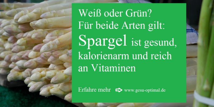 Spargel ist gesund und eine edle Delikatesse