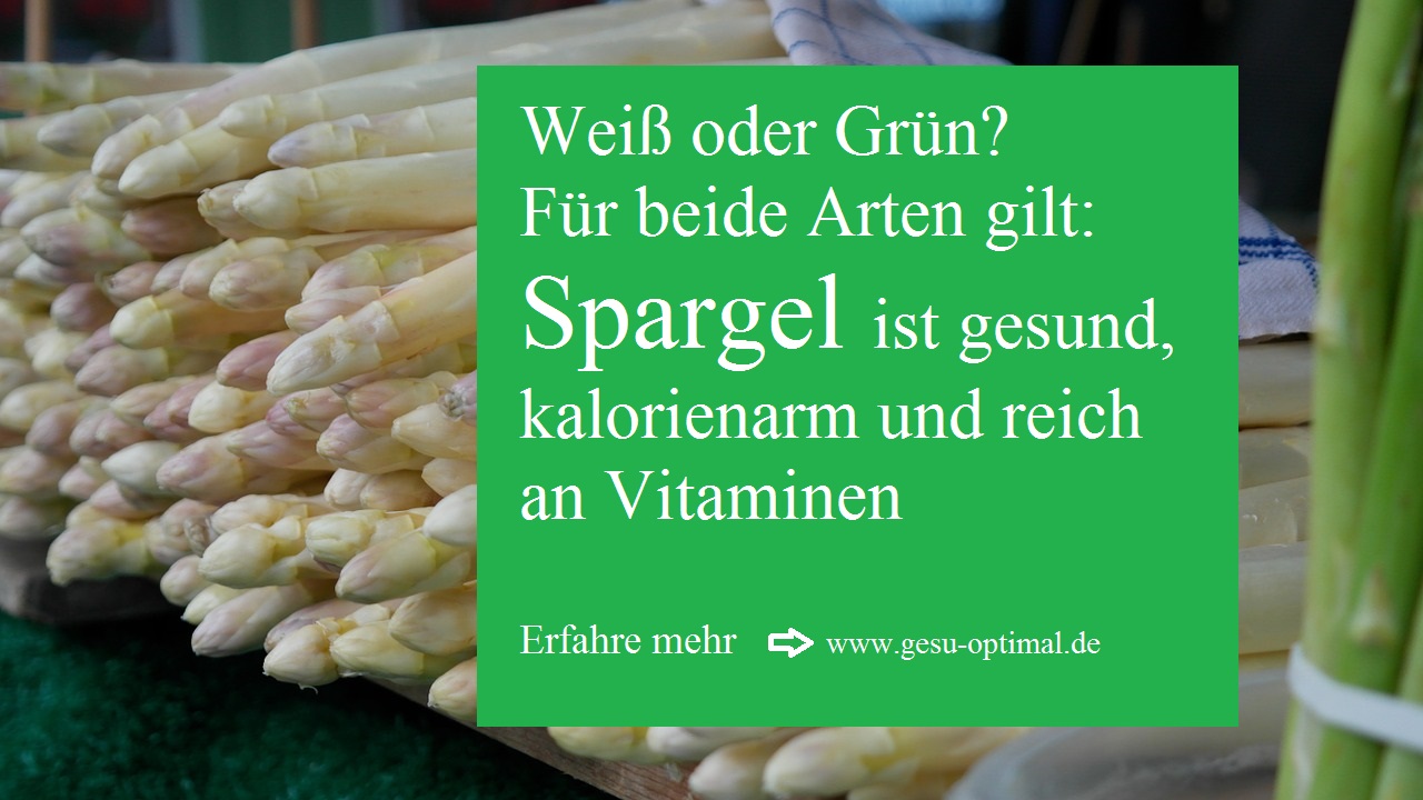 Spargel ist gesund und eine edle Delikatesse