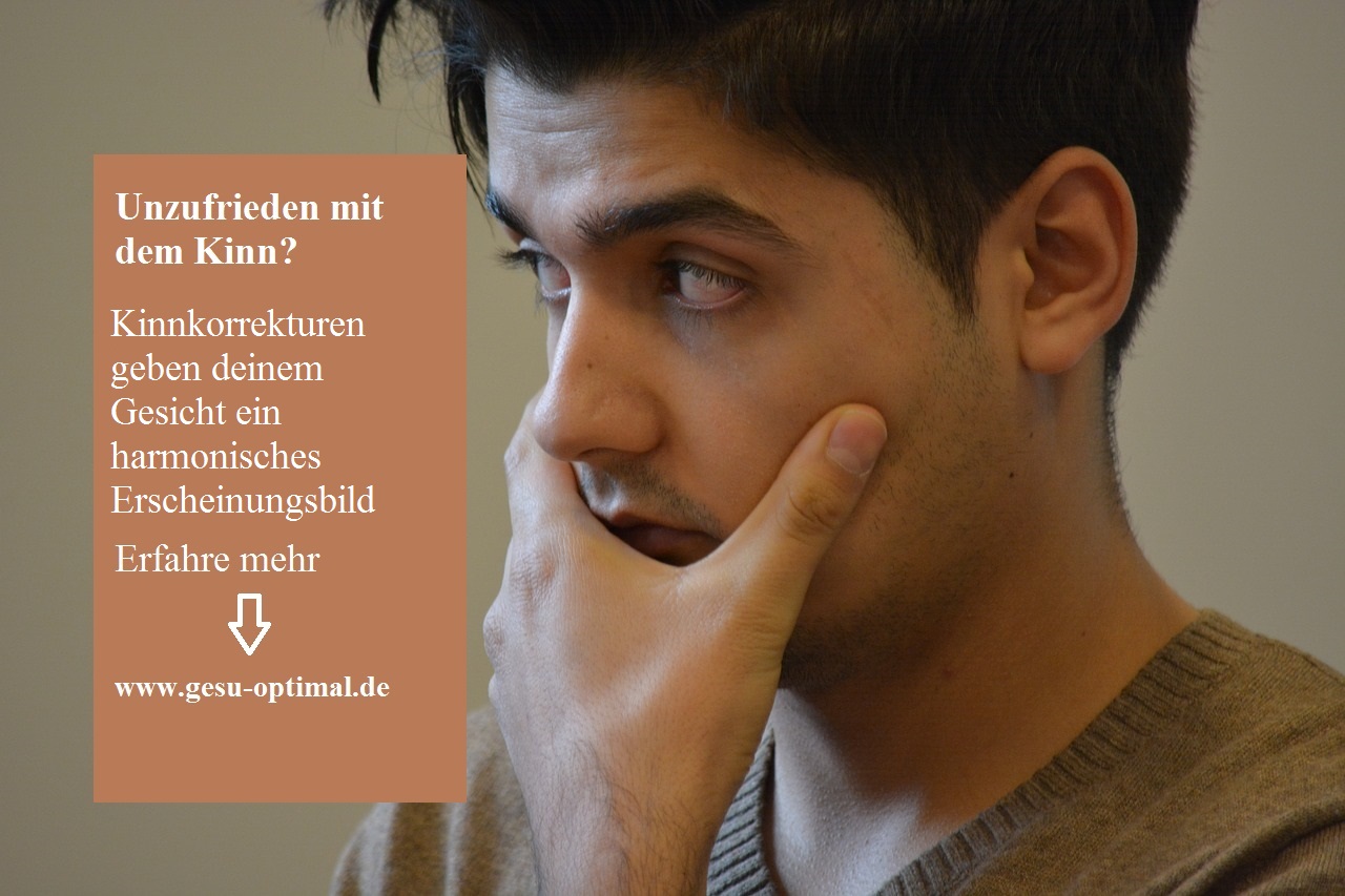 Kinn – Markantes Detail des Gesichts-