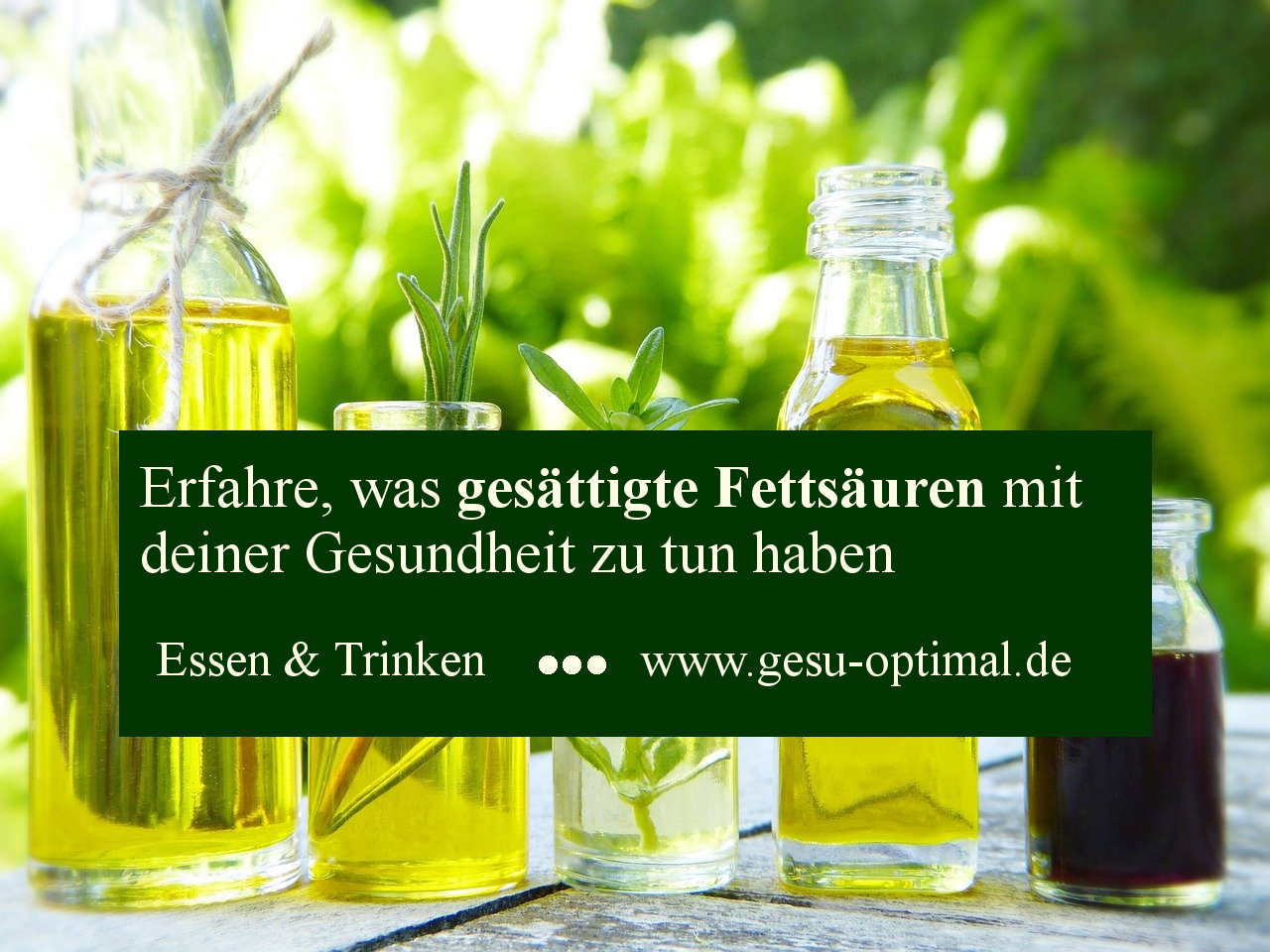 Gesättigte Fettsäuren reduzieren für die Gesundheit