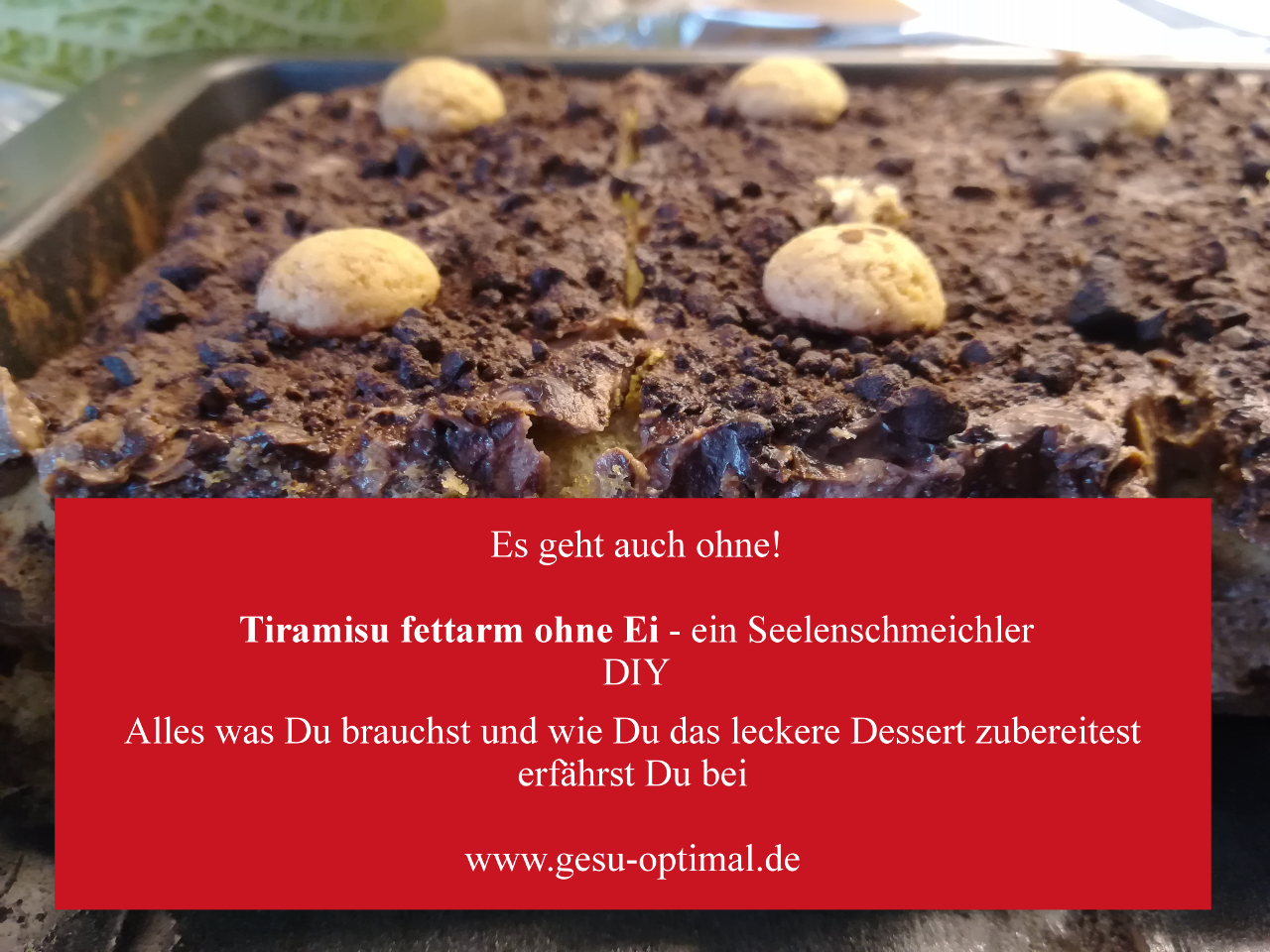 Tiramisu fettarm ohne Ei – ein Seelenschmeichler