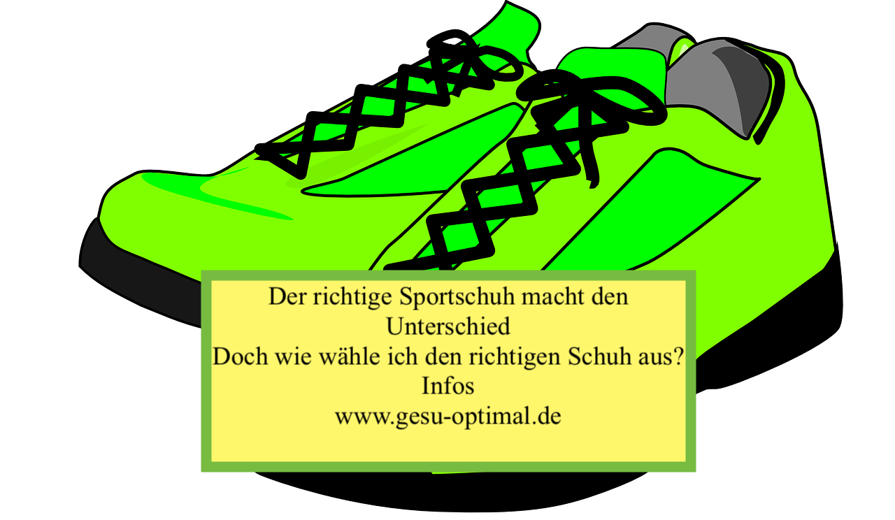 Der richtige Sportschuh macht den Unterschied